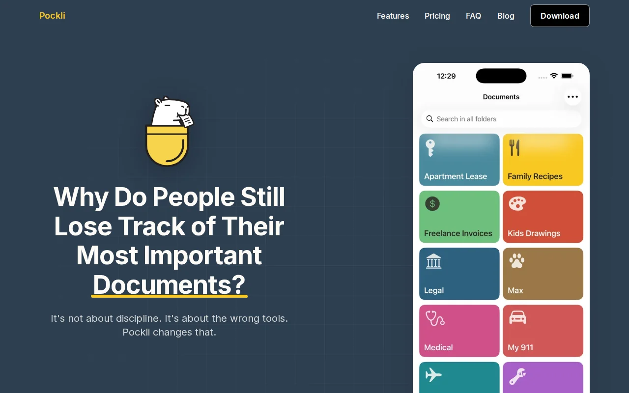 Pockli – I needed a better iOS scanning app