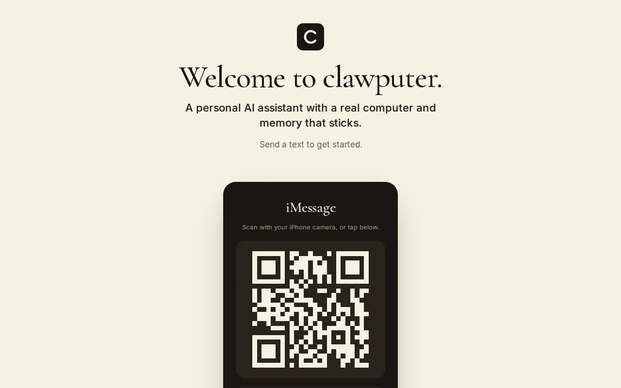 Clawputer – A personal AI assistant with a real computer and memory