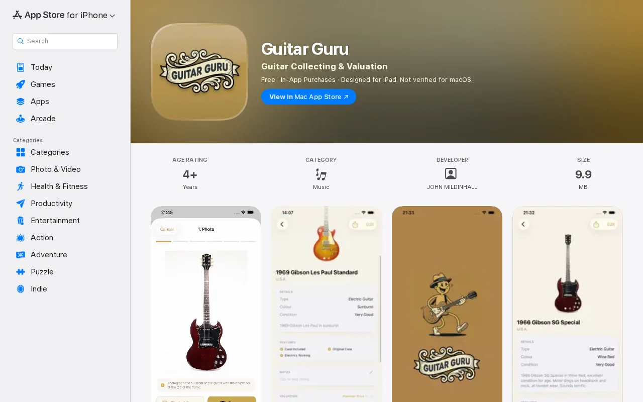 Guitar Guru – A guitar valuation app using ML