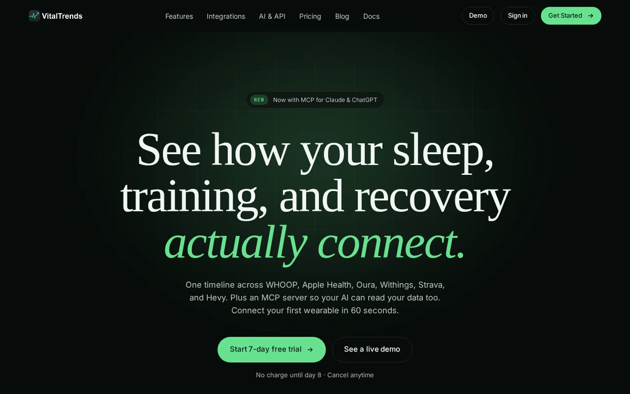I built a dashboard to combine my WHOOP, Oura and Apple Health data