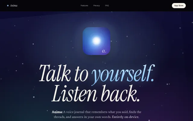 Privacy Focused Voice Journal