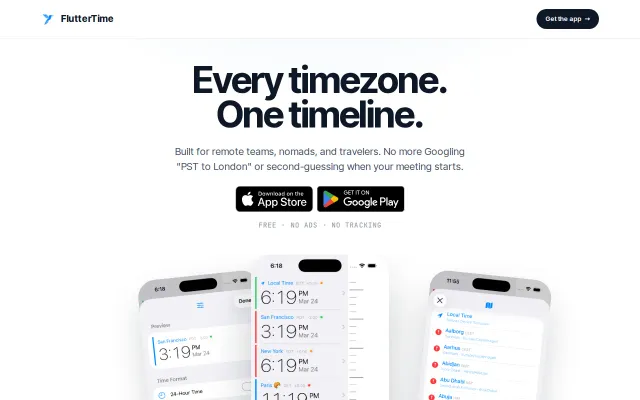 Visual timezone converter for remote teams