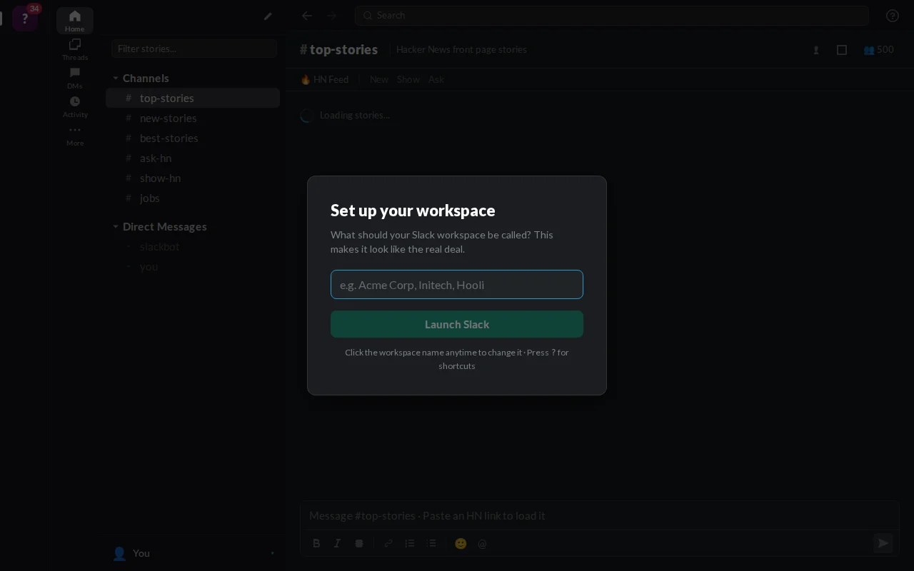 I built a Slack-like reader for Hacker News
