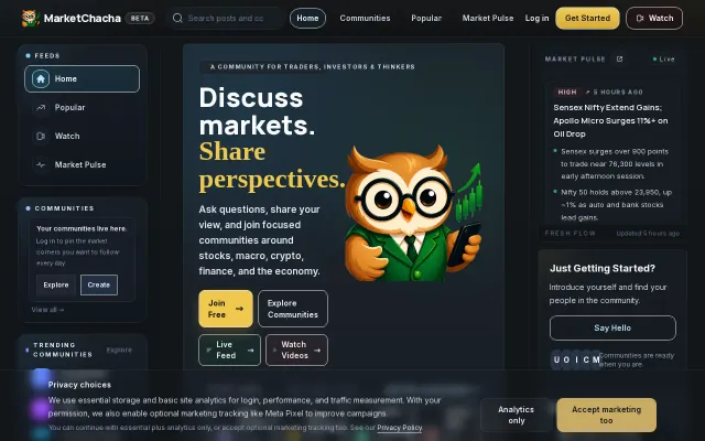 MarketChacha – Reddit for traders with verified track records