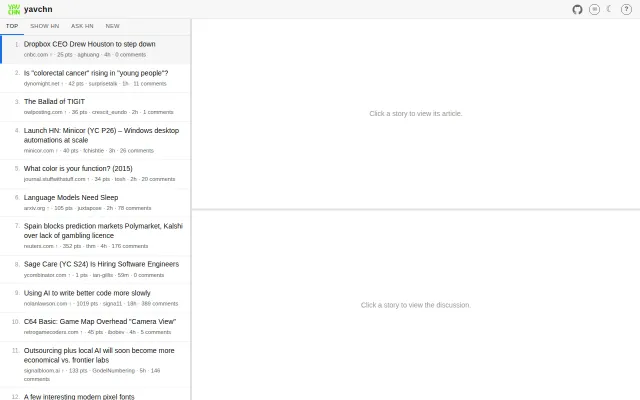 Yavchn – Yet Another Vibe-Coded Hacker News Wrapper