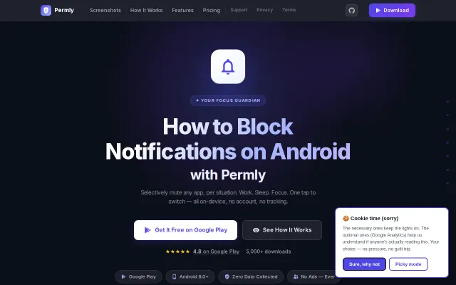 Privacy-first notification blocker for Android ad-free