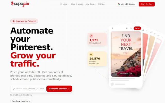 Supapin – Pinterest Growth and Automation Tool