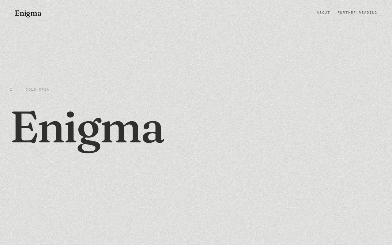 Enigma – a walkthrough from Caesar ciphers to a working Enigma machine