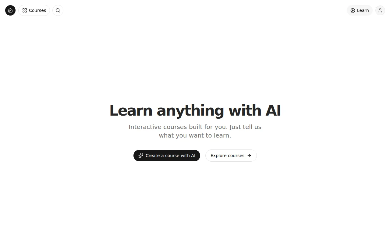 Open-source tool for learning anything using AI