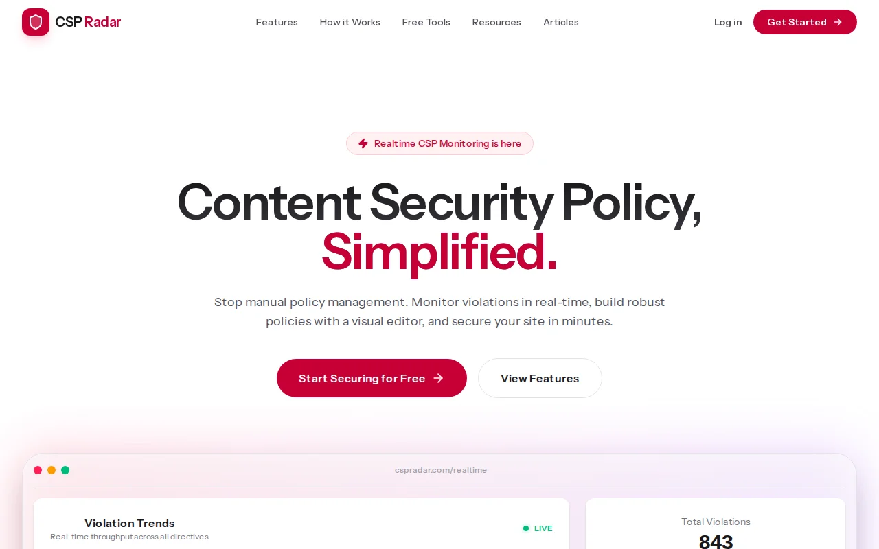 CSP Radar – Build a Content Security Policy without breaking your site