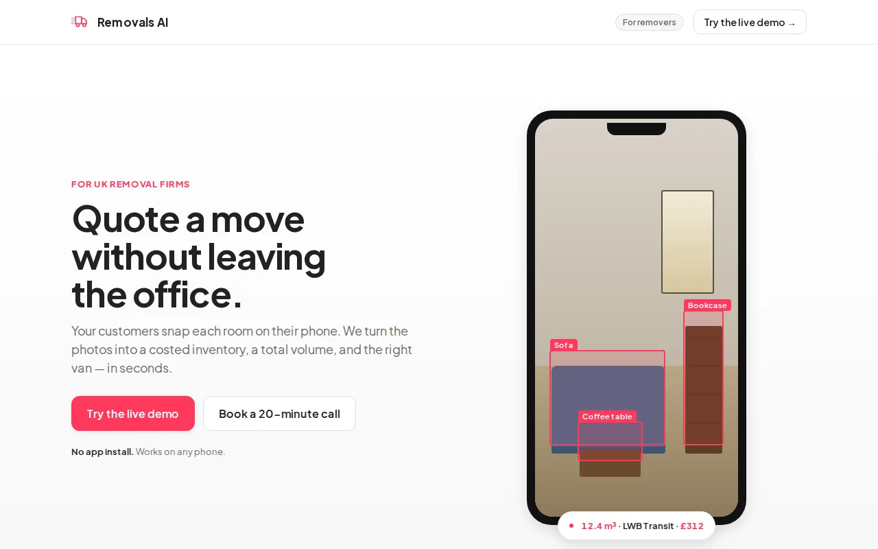 A tool for House Moving businesses