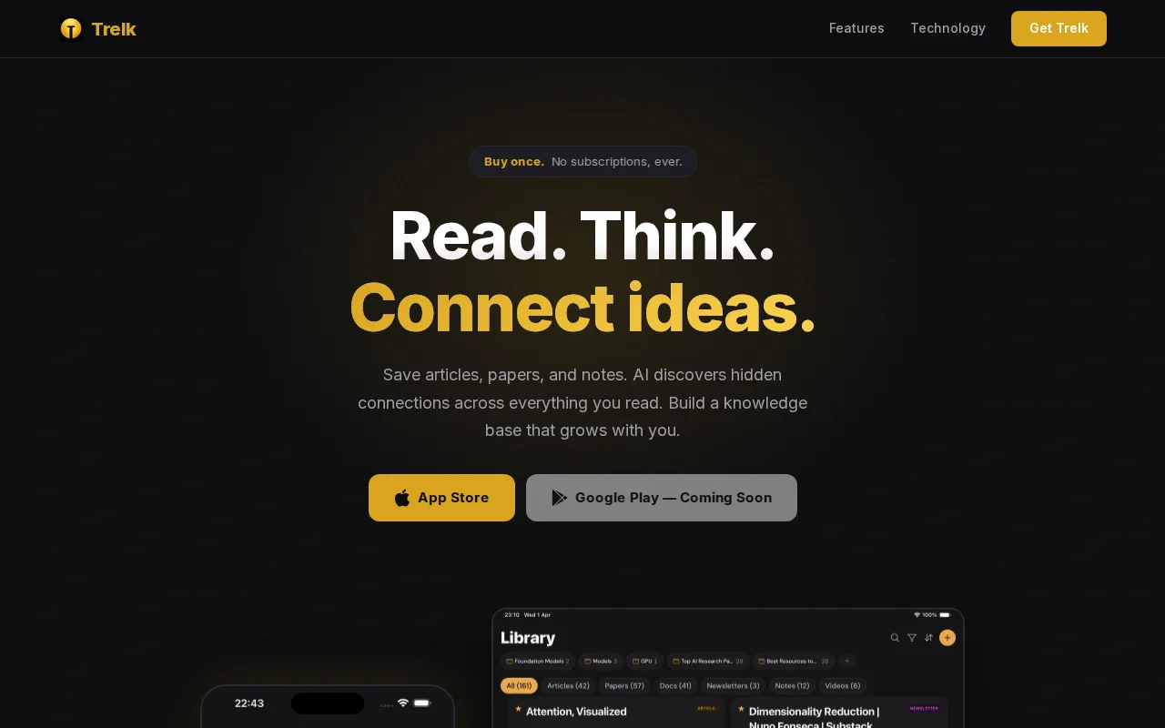 Trelk – Read, Think, Connect
