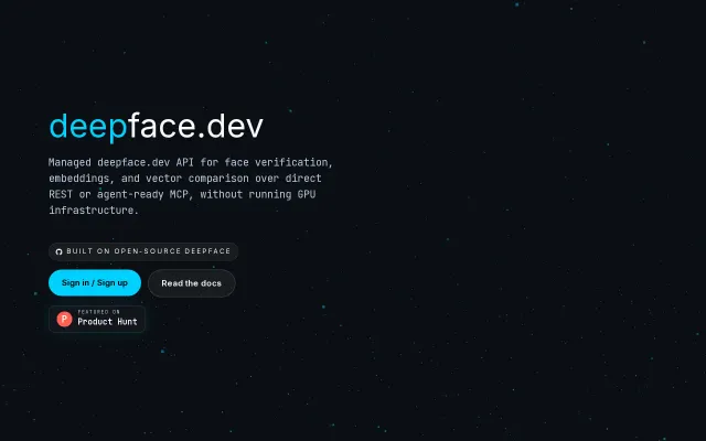 DeepFace Cloud – API for face recognition