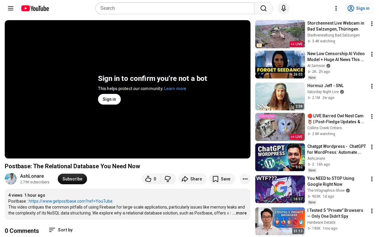 Postbase – 100% open source Alternative to Firebase and Supabase [video]