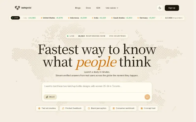 Datapoint AI – fastest way to know what your customers want