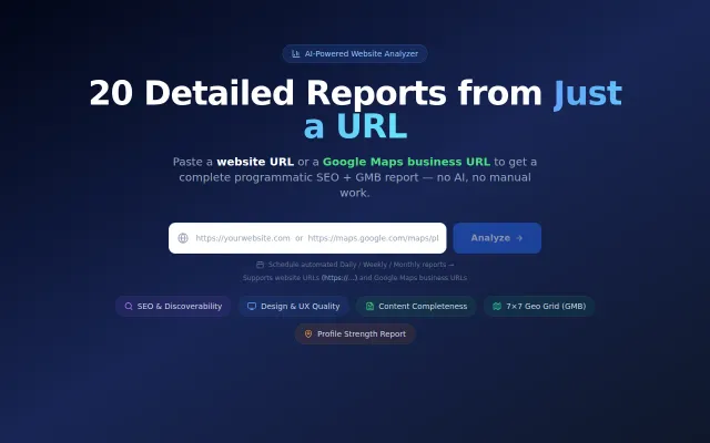 SEO Tracker (Not AI)