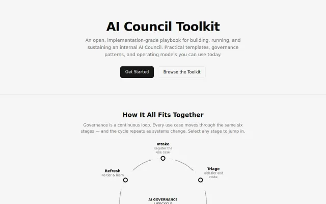 AI Council Toolkit – open-source playbook for AI governance