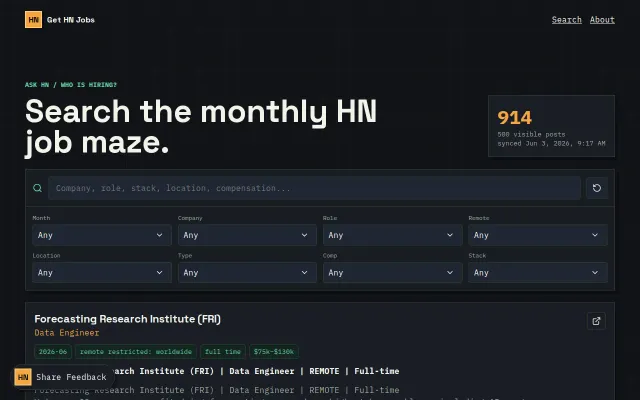 Get HN Jobs