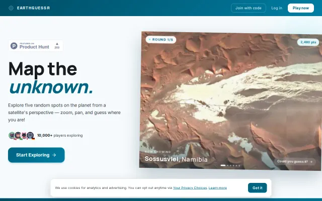EarthGuessr – Guess locations from satellite imagery
