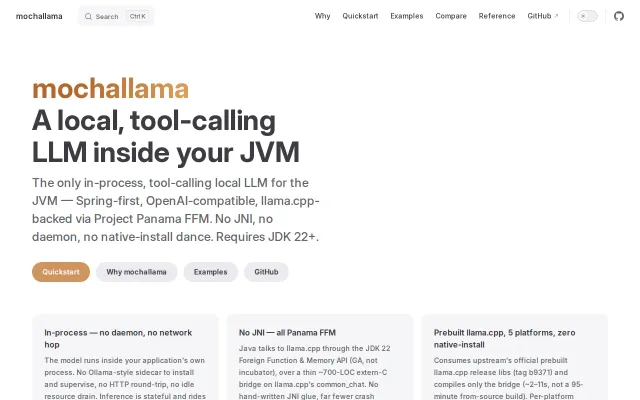 Run Llama.cpp In-Process from Java with Project Panama FFM