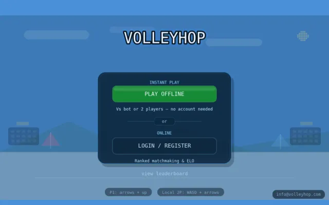 I rebuilt a tiny old volleyball game I loved