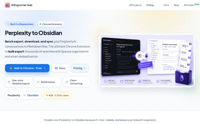 Backup Your Perplexity Research to Markdown and Obsidian