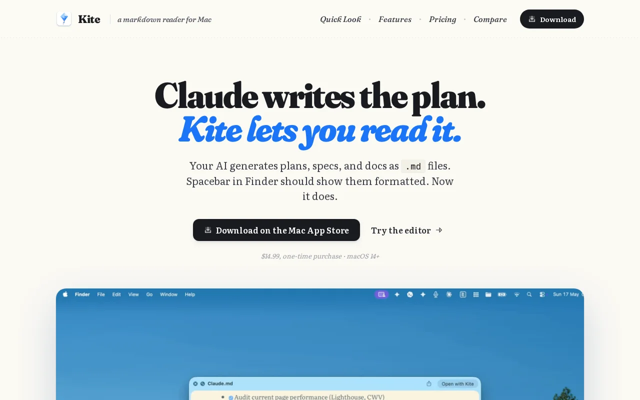 Markdown Editor and Reader for Mac