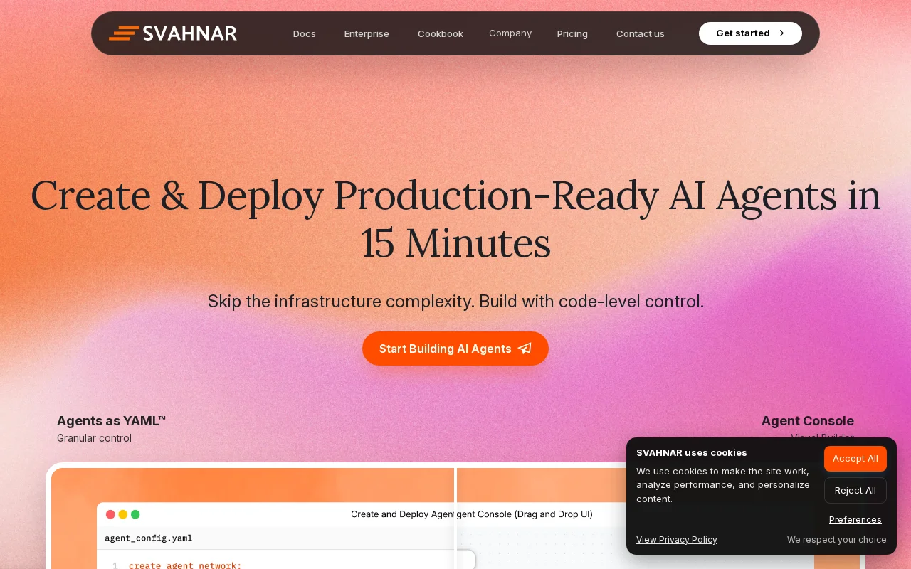 SVAHNAR – Serverless infrastructure to run AI agents in isolated VMs