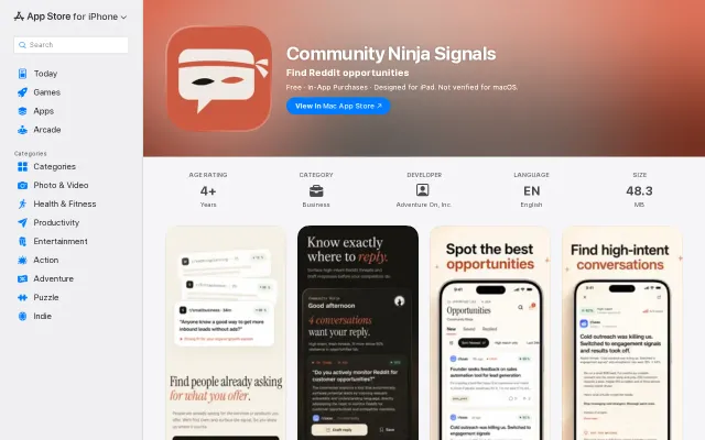 Find conversations happening for your product or business
