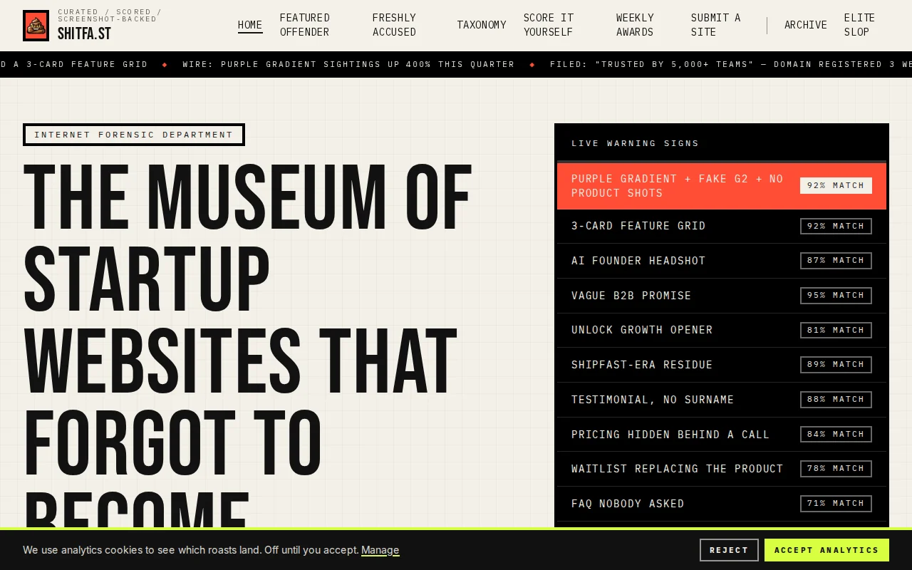 Get your website roasted within a week