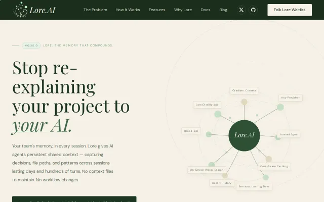 Lore – LLM proxy for coding agent context and memory management
