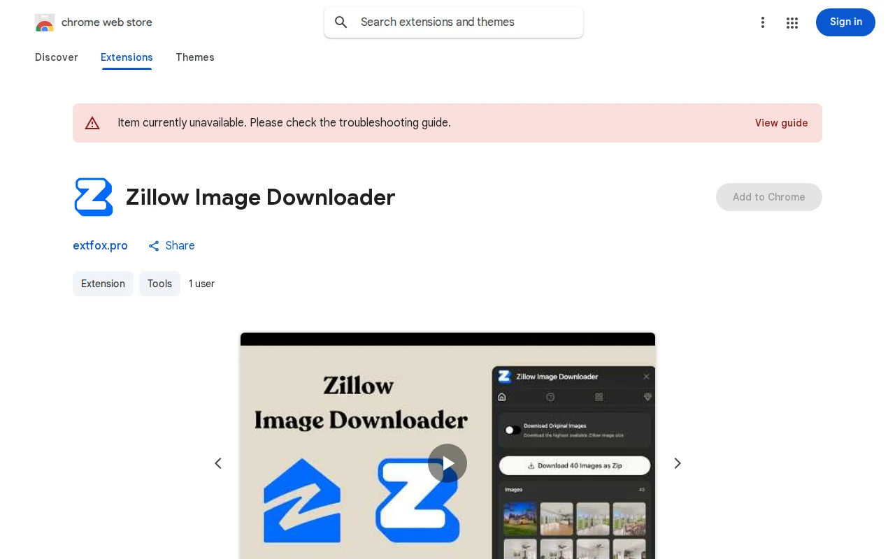 Zillow Image Downloader