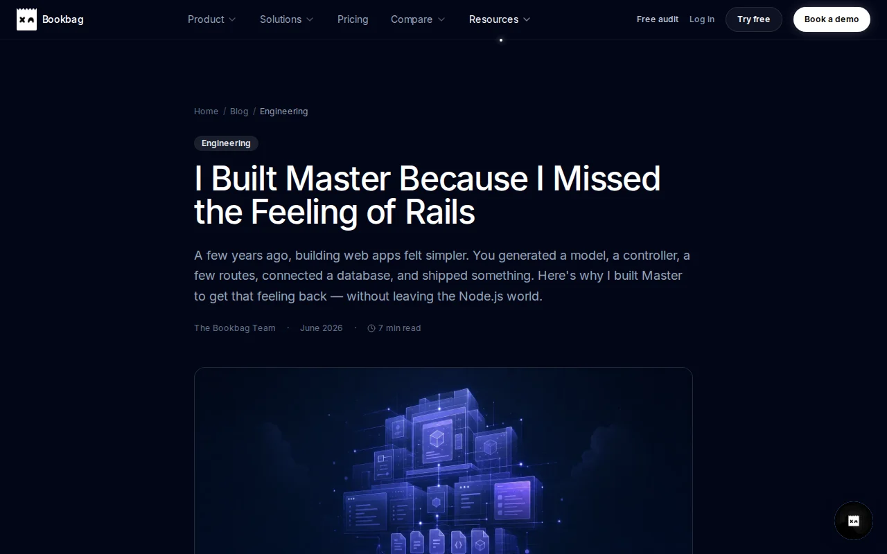 Master – Rails-style full-stack productivity for Node.js