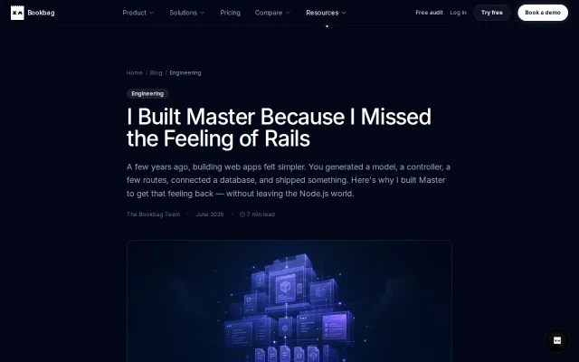Master – Rails-style full-stack productivity for Node.js