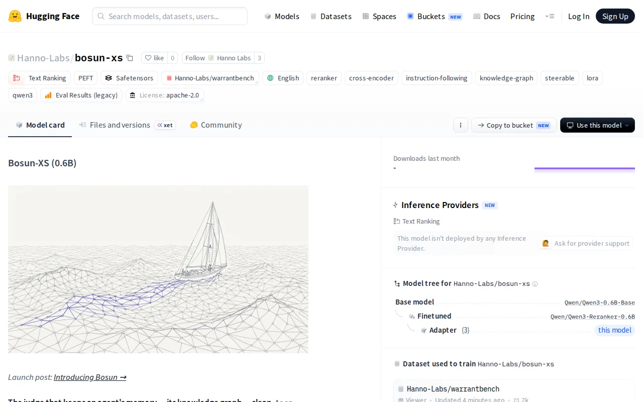 Bosun – a small model that keeps an agent's memory graph clean