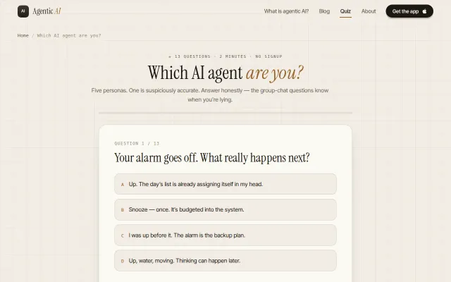 Which AI agent are you?