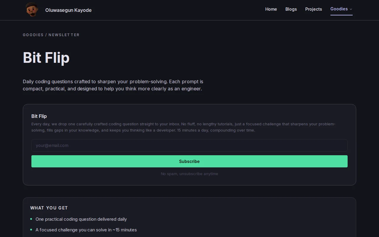 Bit Flip – Daily Coding Questions