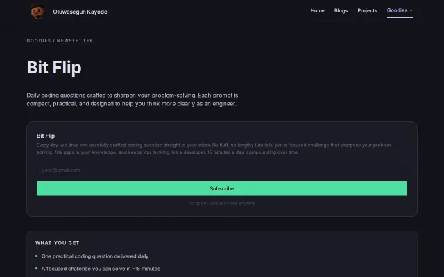Bit Flip – Daily Coding Questions