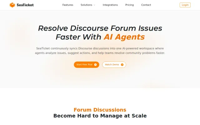 Resolve Discourse Forum Issues Faster with AI Agents
