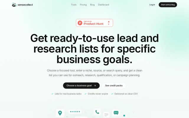 I built a lead list tool to find businesses you can sell to