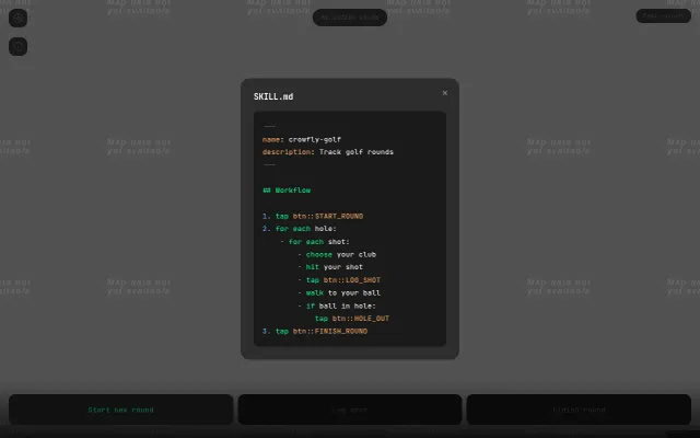 Crowfly.golf – Zero-backend GPS round tracking (localStorage)