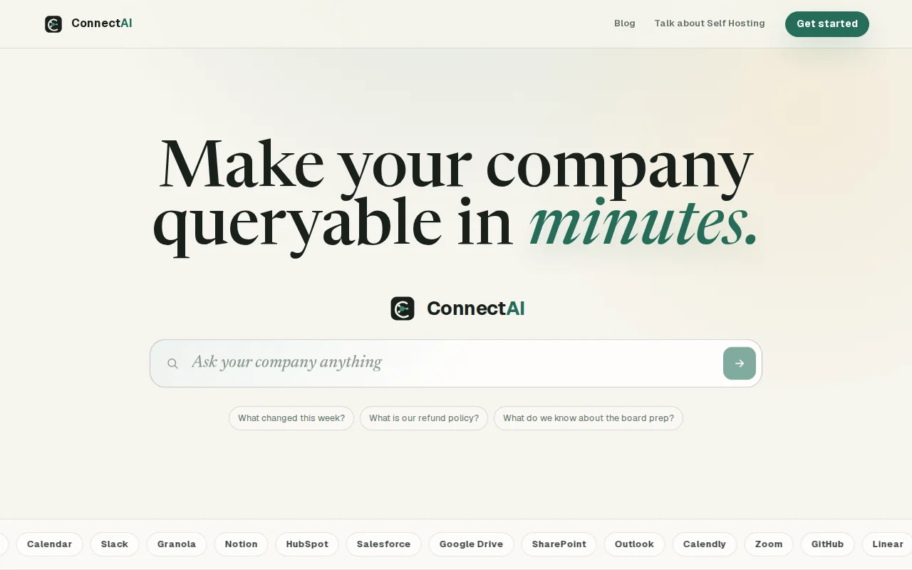 Setup your Company Brain in minutes