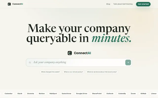 Setup your Company Brain in minutes