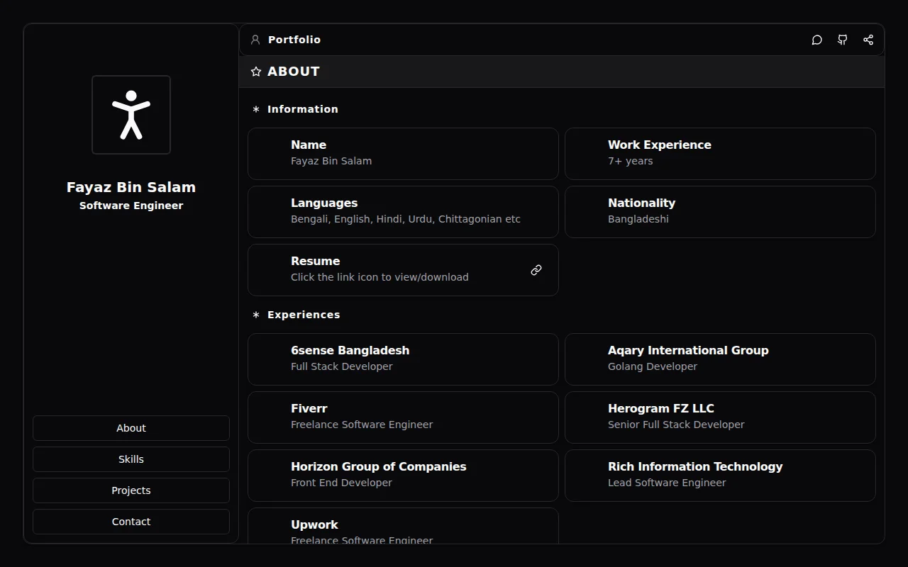 My developer portfolio – web apps, dev tools and open-source projects