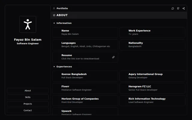 My developer portfolio – web apps, dev tools and open-source projects