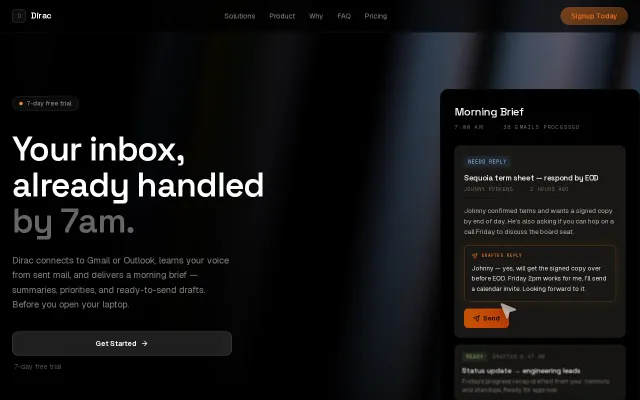 I built an email agent for founders who are stuck in email