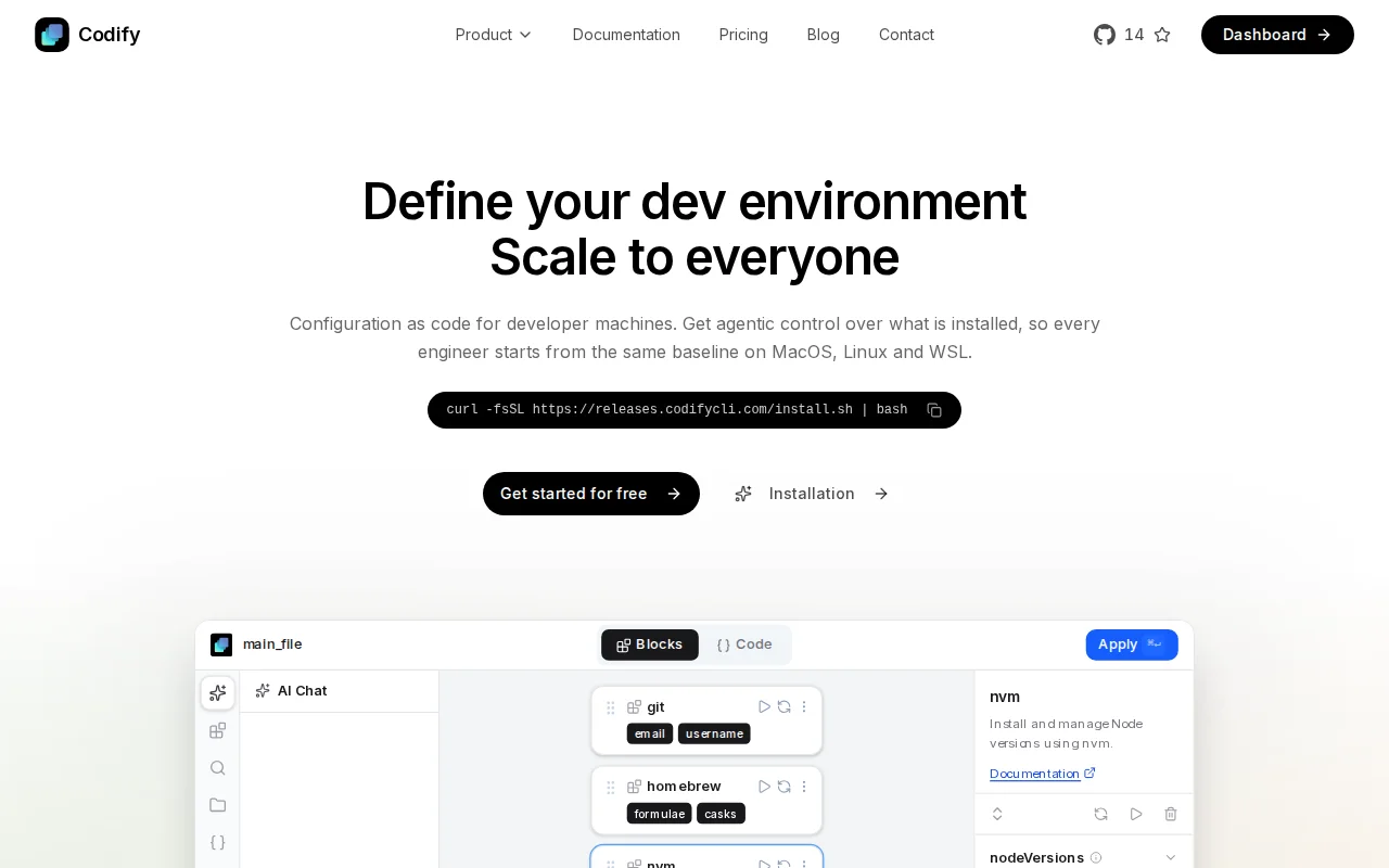 Codify – Terraform for Dev Environments