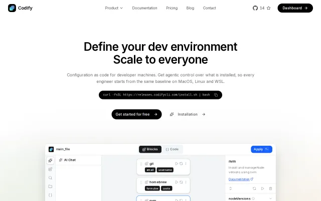 Codify – Terraform for Dev Environments