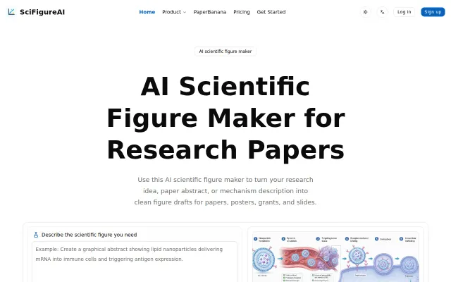 SciFigureAI – AI figure maker for research papers