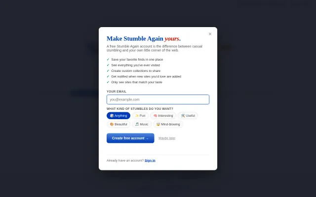 StumbleUpon Is Back (Kinda)